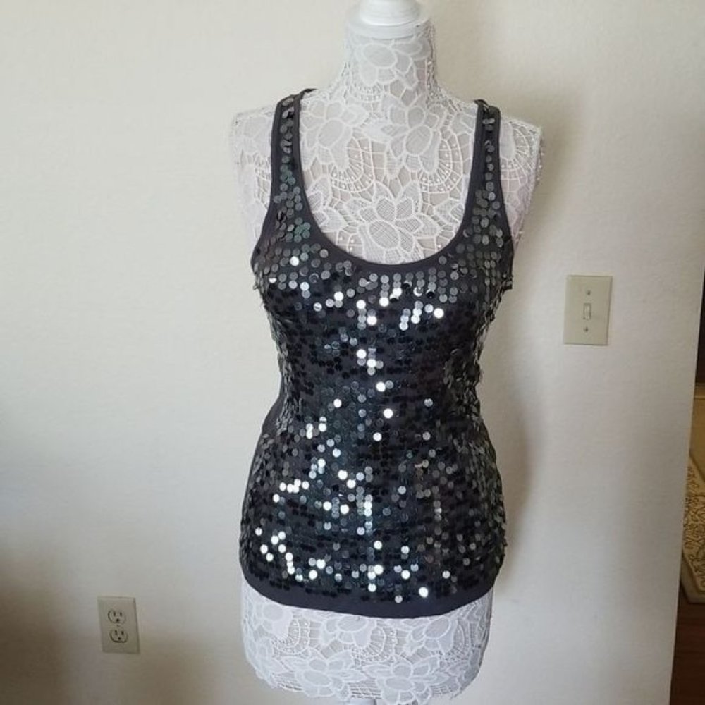 Kira Mermaid Sequin Racerback Top